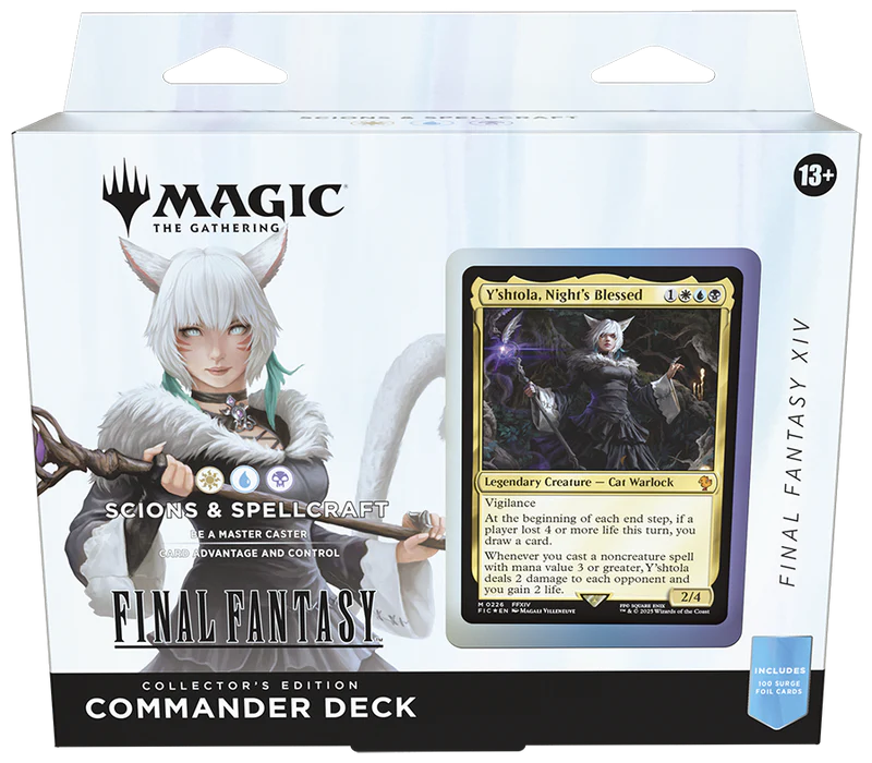 Blue Lux × Magic: The Gathering - Universes Beyond - Final Fantasy - Collector Commander Deck - Y'shtola, Night's Blessed