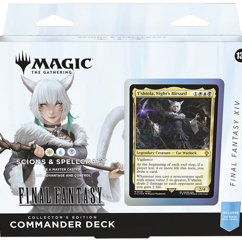 Blue Lux × Magic: The Gathering - Universes Beyond - Final Fantasy - Collector Commander Deck - Y'shtola, Night's Blessed