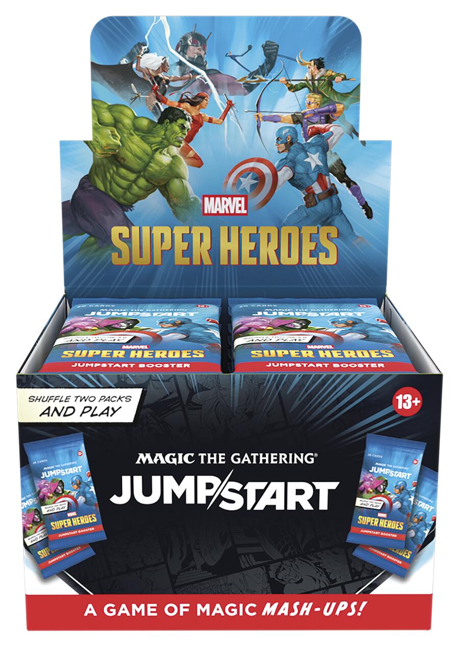 Marvel Super Heroes — Jumpstart Booster Display